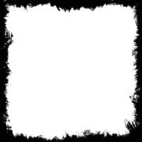 Grunge frame border square shape, halloween horror template. vector