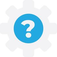Question Help Faq vector
