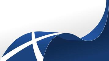 waving scotland flag ribbon background with copy space for text. scotland national day vector