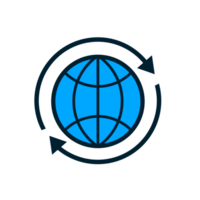 Globe icon symbol. Globe earth icon. Web icon . website, homepage icon png