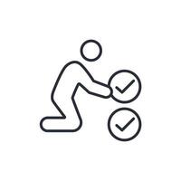 select icon. .Editable stroke.linear style sign for use web design,logo.Symbol illustration. vector