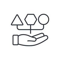 Assortment icon. .Editable stroke.linear style sign for use web design,logo.Symbol illustration. vector