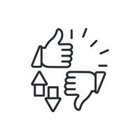 Preferences icon. .Editable stroke.linear style sign for use web design,logo.Symbol illustration. vector