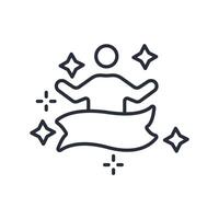 Happy New Year icon. .Editable stroke.linear style sign for use web design,logo.Symbol illustration. vector
