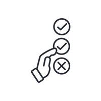 selection icon. .Editable stroke.linear style sign for use web design,logo.Symbol illustration. vector