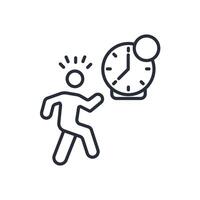 countdown icon. .Editable stroke.linear style sign for use web design,logo.Symbol illustration. vector