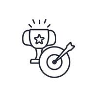 Accomplishment icon. .Editable stroke.linear style sign for use web design,logo.Symbol illustration. vector