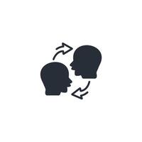 Empathy icon. .Editable stroke.linear style sign for use web design,logo.Symbol illustration. vector