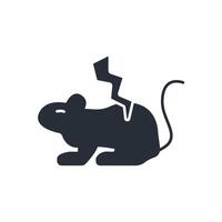 rodent icon. .Editable stroke.linear style sign for use web design,logo.Symbol illustration. vector
