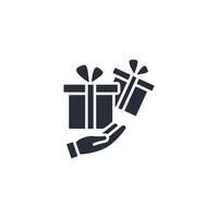 generosity icon. .Editable stroke.linear style sign for use web design,logo.Symbol illustration. vector