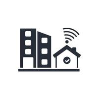 hybrid work icon. .Editable stroke.linear style sign for use web design,logo.Symbol illustration. vector
