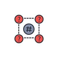 Anonymity network icon. .Editable stroke.linear style sign for use web design,logo.Symbol illustration. vector