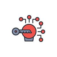 Access icon. .Editable stroke.linear style sign for use web design,logo.Symbol illustration. vector