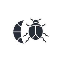 cockroach icon. .Editable stroke.linear style sign for use web design,logo.Symbol illustration. vector