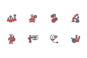 Wellness icon set..Editable stroke.linear style sign for use web design,logo.Symbol illustration. vector