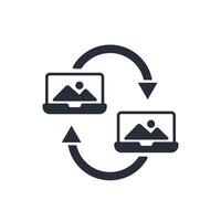connection icon. .Editable stroke.linear style sign for use web design,logo.Symbol illustration. vector