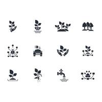 Environment icon set..Editable stroke.linear style sign for use web design,logo.Symbol illustration. vector