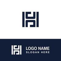H initial logo template. Great for business and office logos. vector