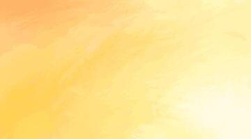 Panoramic background for studio portrait, hand drawn sunny shining backdrop. Bright orange yellow wall with soft texture. Gradient from dark to light from top to bottom. vector
