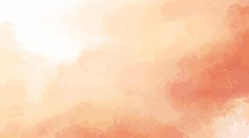 Artistic background for studio portrait, hand drawn brushstrokes retro backdrop. Light orange wall with noisy large texture. Abstract Vintage design, gradient from light to dark from top to bottom. vector