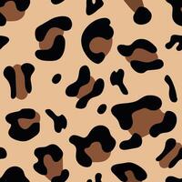 Animal Seamless pattern. Leopard, cheetah Skin pattern. Wild Predator ornament for Fabric, Textile, Graphic print, Wallpapers. Decorative Flat background Illustration, Safari Theme Template vector