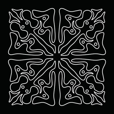 Abstract background with artistic geometric pattern