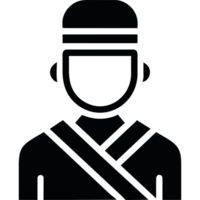 a man in a hat and uniform icon png