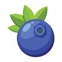Blueberry fruit icon illustration vector