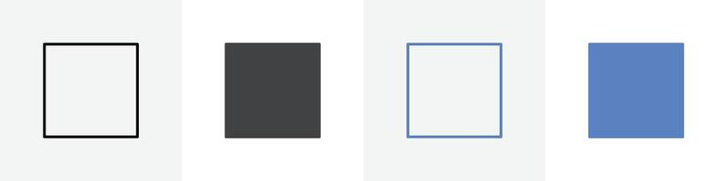 A set of four different colored bars on a white background vector