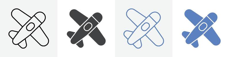 plane icon set use for web vector