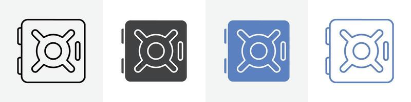 vault icon set use for web vector