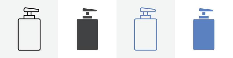 soap icon set use for web vector
