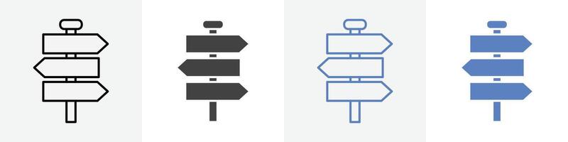 direction icon set use for web vector