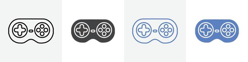 controller icon set use for web vector