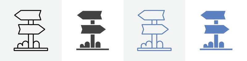 direction icon set use for web vector