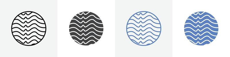 abstruct icon set use for web vector