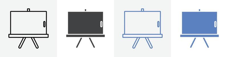 board icon set use for web vector