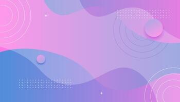 Fluid style dynamic background with lovely colors vector