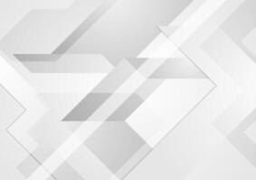 Abstract grey and white technology background vector