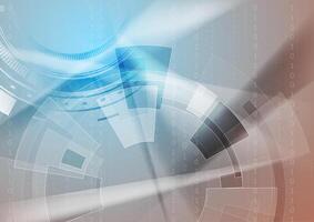 Sci-fi bright abstract technology background vector