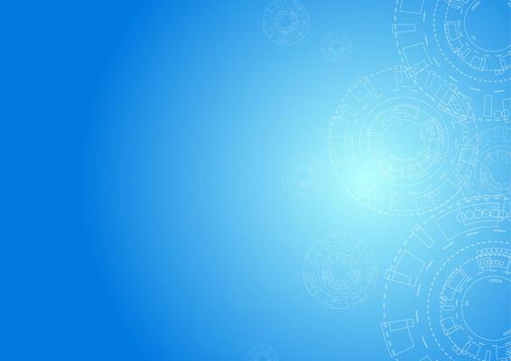 Abstract hi-tech minimal background with gears