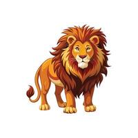 Color Lion - Editable on white Background Perfect for Any Project vector