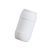 3D rendering container plastic png