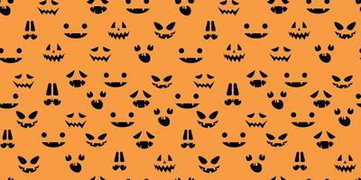 halloween seamless pattern halloween seamless pattern with faces background with faces vector