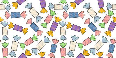 candy seamless pattern vector