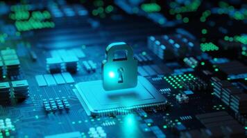 Cyber security data protection on hardware cpu technology video