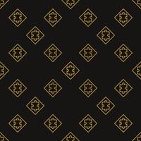 Jigsaw Puzzle Pieces minimal linear seamless pattern vector