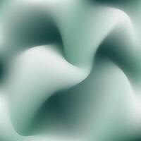 A green and white abstract background with a wavy shape vector