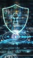 Animation about protecting network connections and data. video