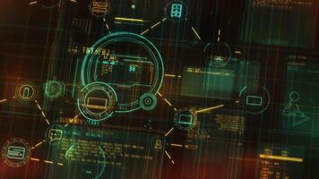 Three-dimensional animated statistics, data exchange and processing. video